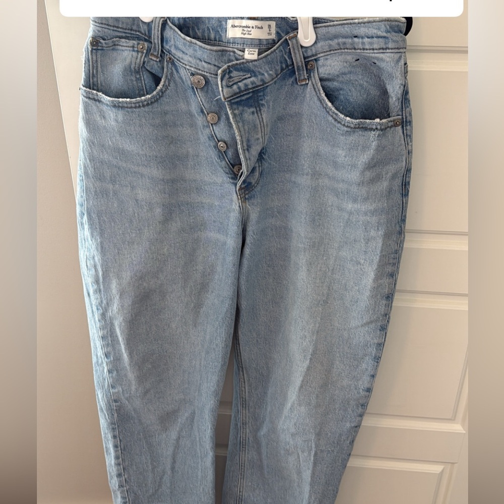 Abercrombie & Fitch Light Denim Button-Fly Jeans